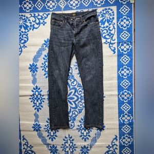 NWOT Lee Boot Cut Mid Rise Dark Wash Blue Jeans 30x32